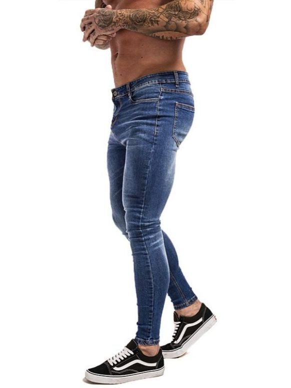 Calça Masculina Jeans Skinny Azul Classic ZM05 