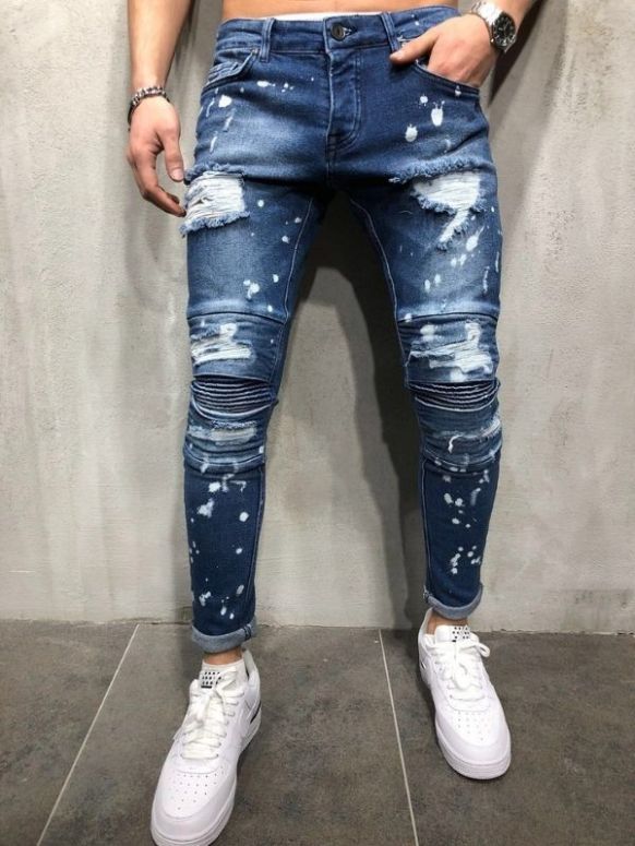 Calça Masculina Jeans Skinny Azul Tapared