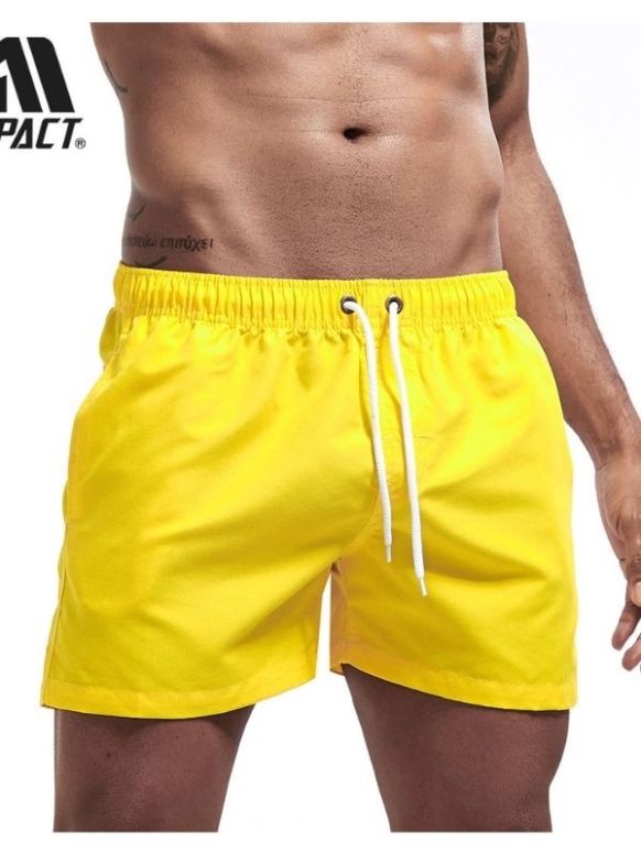 Short Masculino Amarelo Tring Pocket